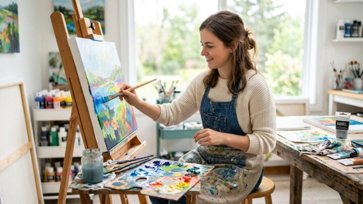 Acrylmaling for begyndere: Sådan starter du