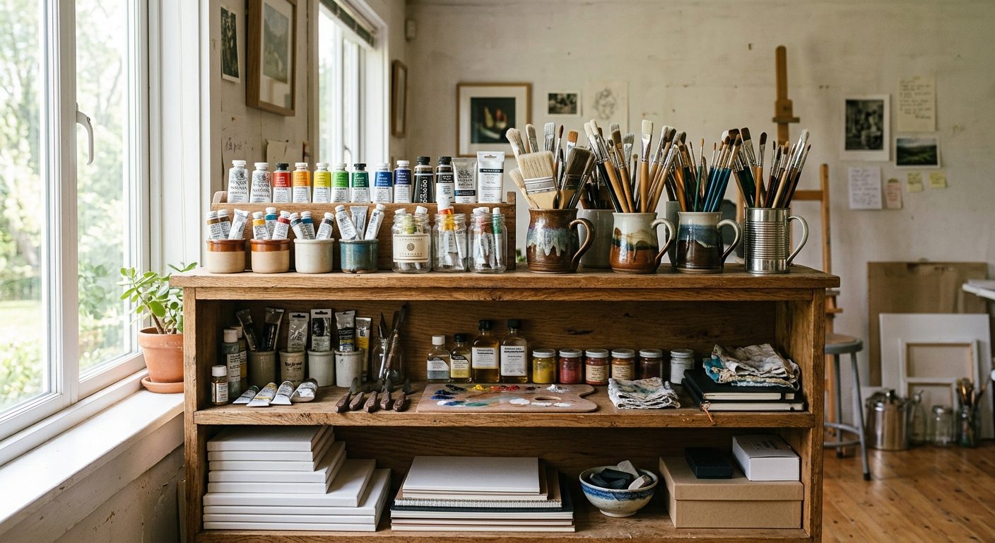 Indret dit kunstneratelier derhjemme