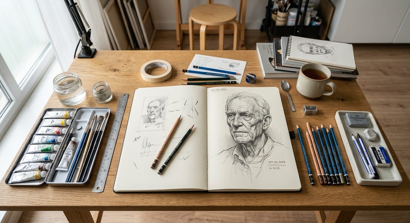 Indret dit kunstneratelier derhjemme